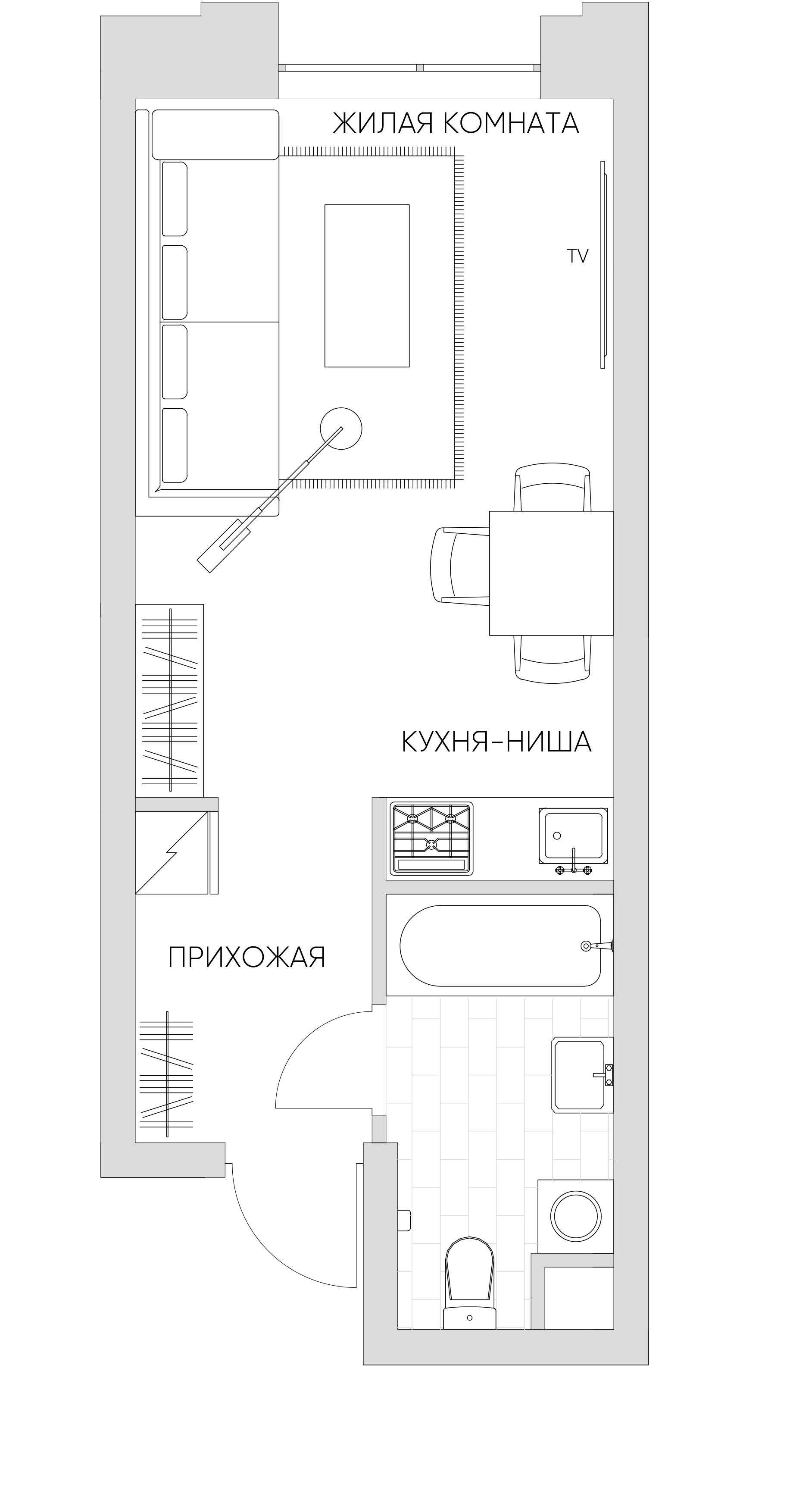 студия, 27.1 м², 4 этаж 