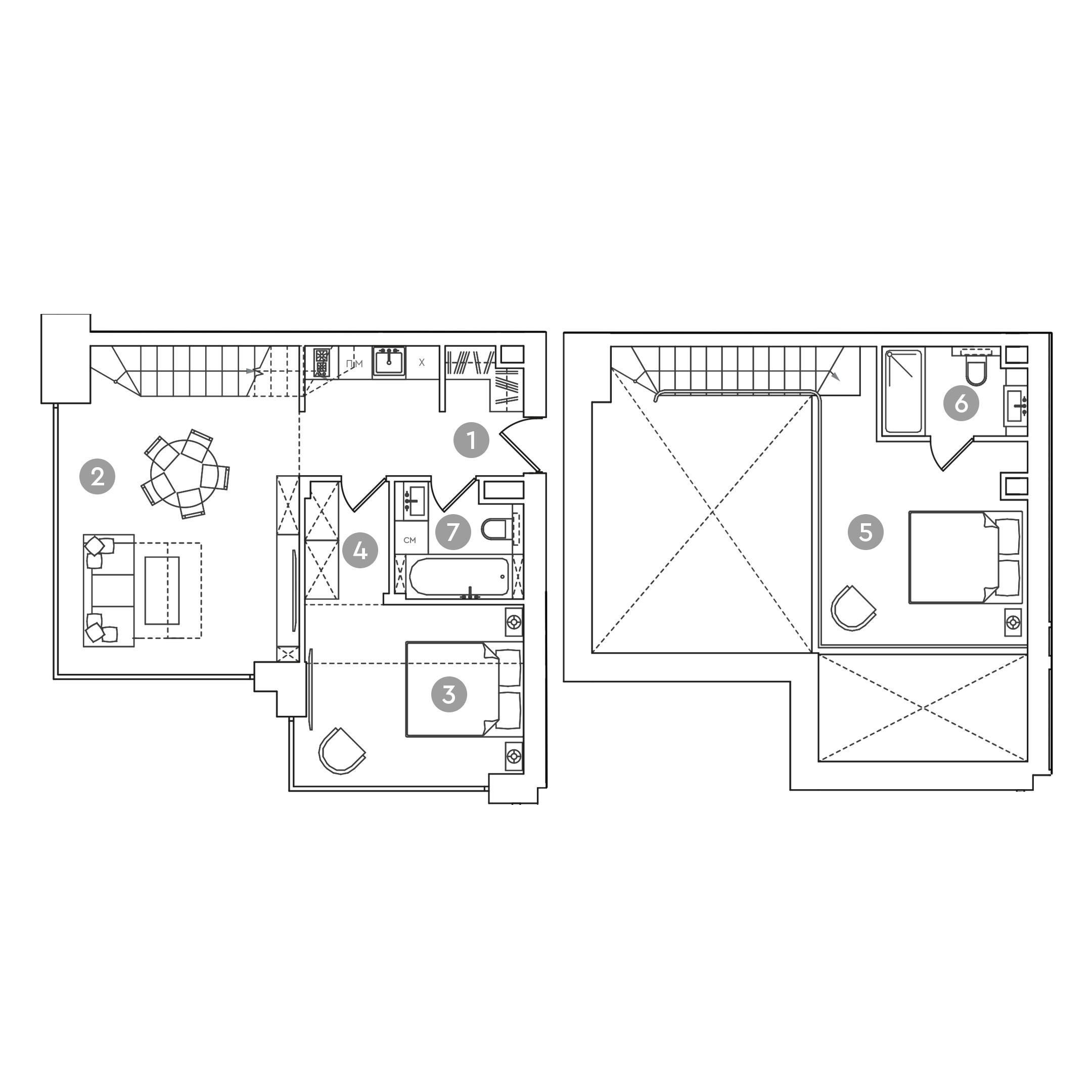 3 комн. квартира, 77.9 м², 3 этаж 