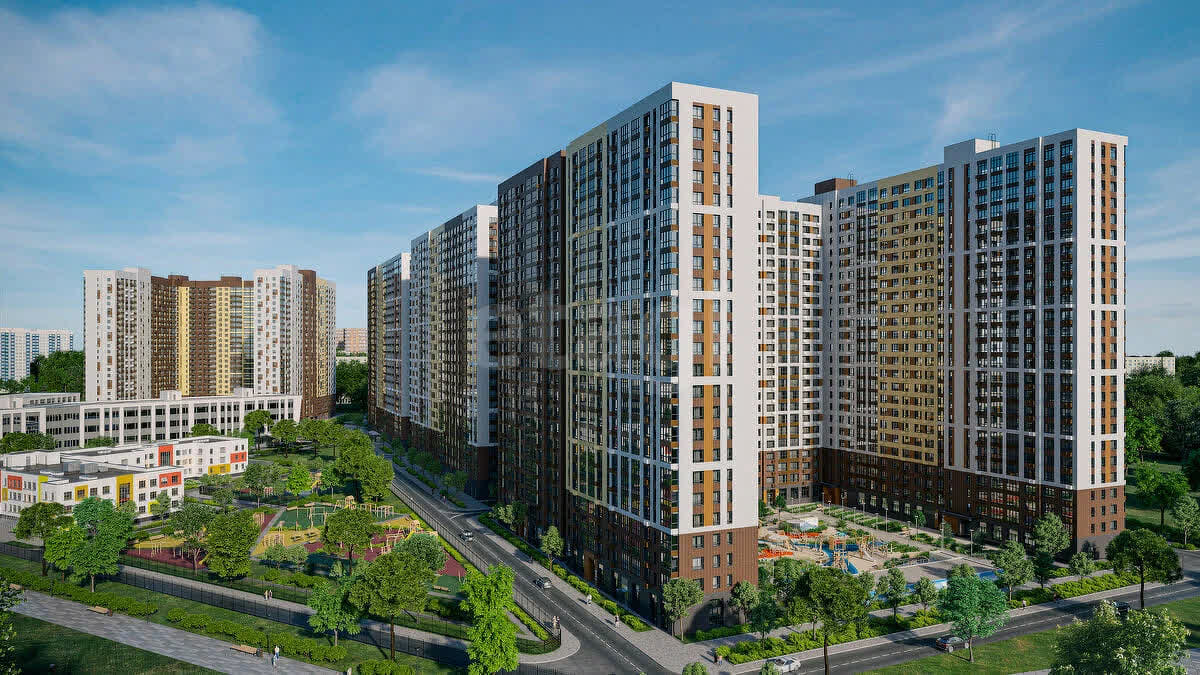 2 комн. квартира, 42.3 м², 23 этаж 