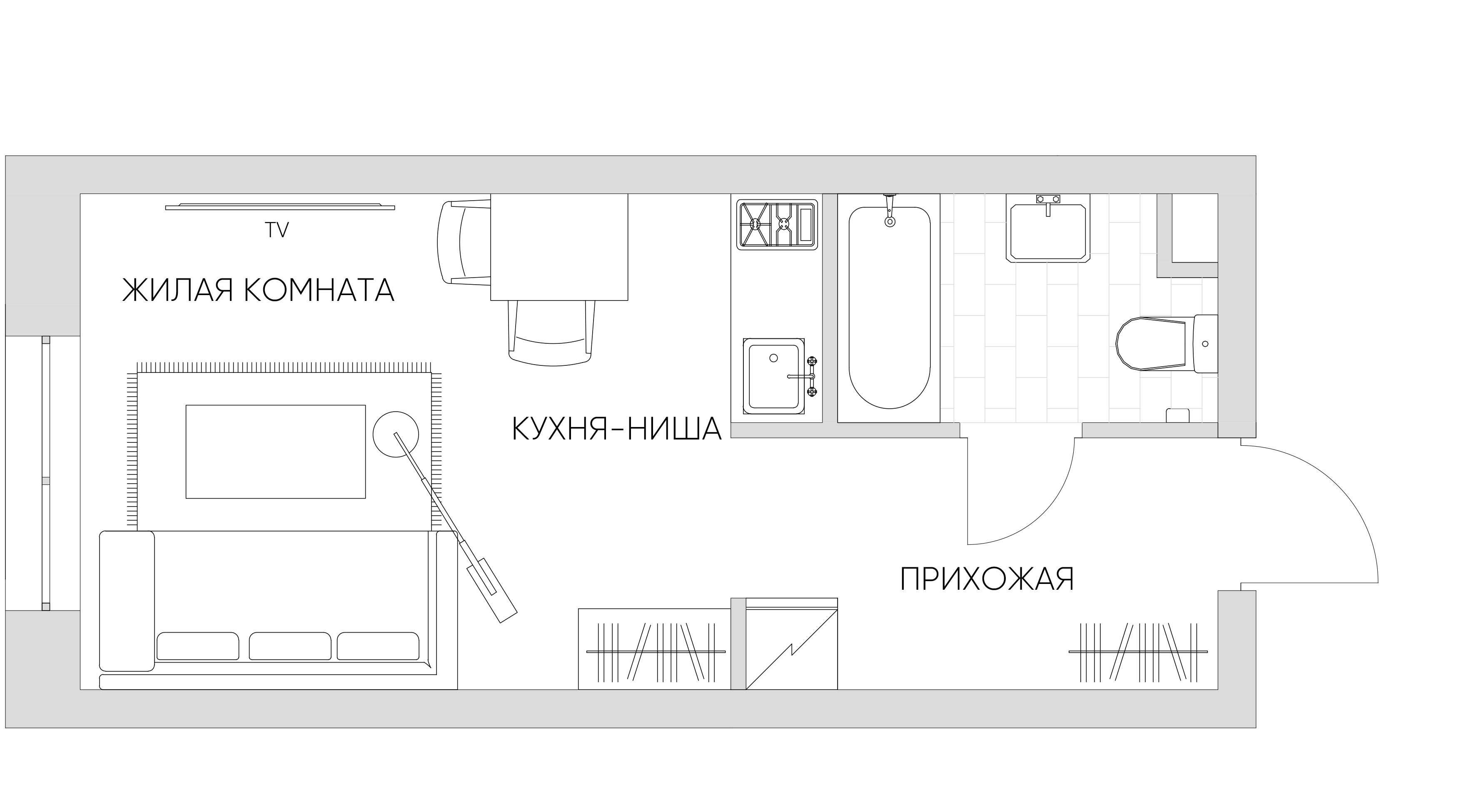 студия, 23.6 м², 7 этаж 